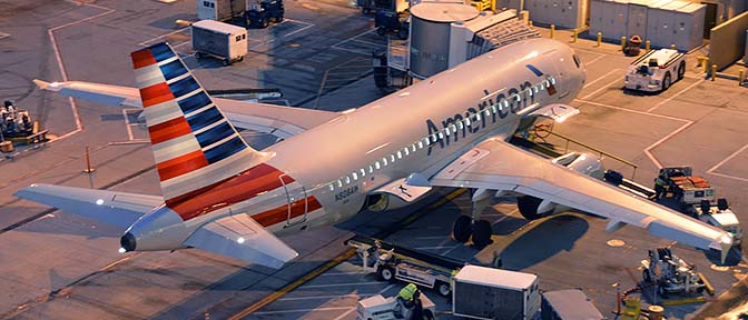 US Airways Airbus A319-132 N808AW, Phoenix Sky Harbor, February 23, 2015